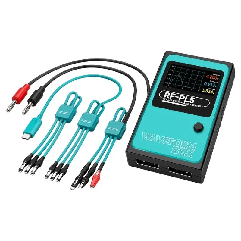 AB42-RF-PL5 Current Voltage Tester Real-Time Digital Waveform Monitor Box For Phone Motherboard Power Diagnosis Repair Tool