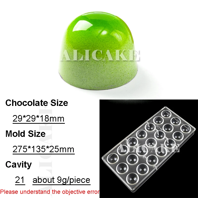 Polycarbonate Chocolate Molds for Chocolate Candy Mold Santa Claus Mould Christmas Bells Confectionery Baking Pastry Tools