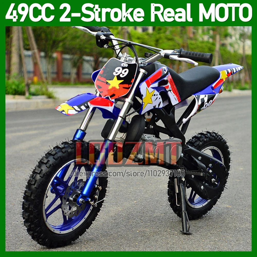 Mini Motorcycle Off-road Vehicle Apollo Mountain 40CC 50CC Dirt Bike Small 2 Stroke Cross Gasoline Children Racing Motorbikes