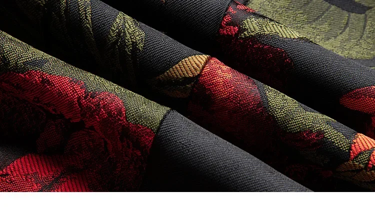 شهم بليزرات الرجال الجاكار مطبوعة سليم صالح البدلة سترة رسمية حفلة موسيقية المرحلة زي رجل سهرة حجم كبير 2025 جديد