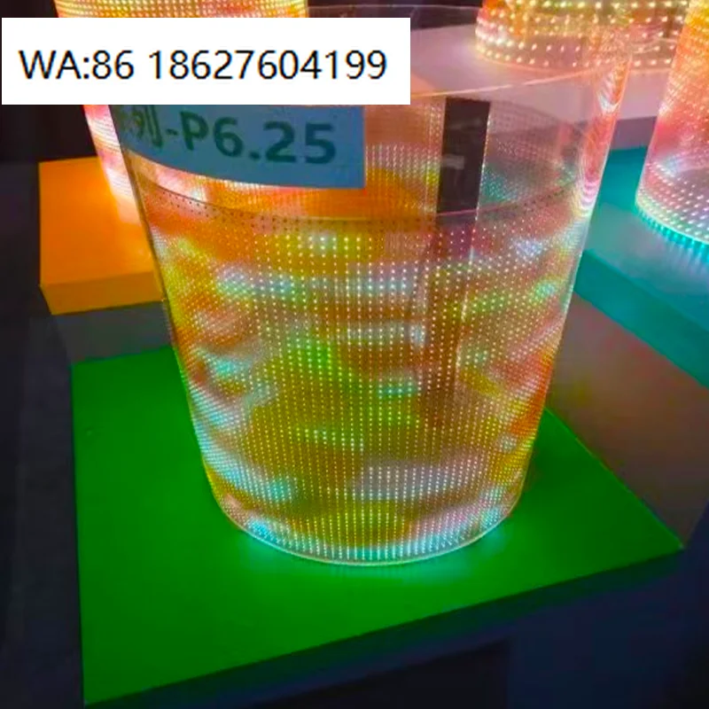 

LED SignageHot Sale P6.25 P8 P10 Indoor Transparent Flexible Screen Adhesive Transparent Glass Window Flexible Film