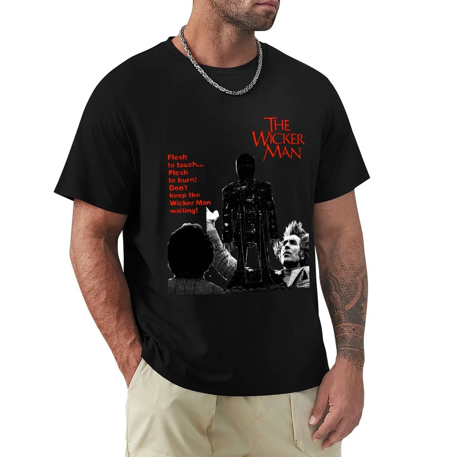 

the wicker man T-Shirt plain anime figures oversized t shirt men