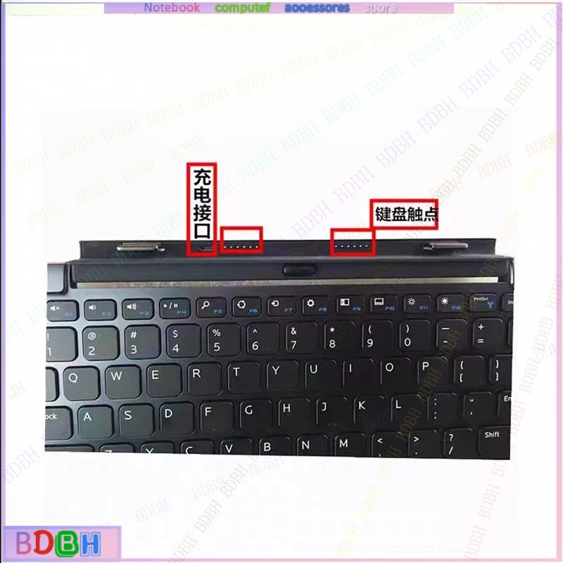 ZQ  Mobile Keyboard for Dell Venue 11 Pro 5130 7130 7140 k12a001 V11 K12A 0D1R74 D1R74 Tablet US English NO battery