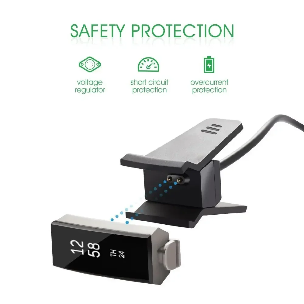 USB Charging Cable for Fitbit Alta Replacement Cradle Dock Cable Adapter Smart Watches