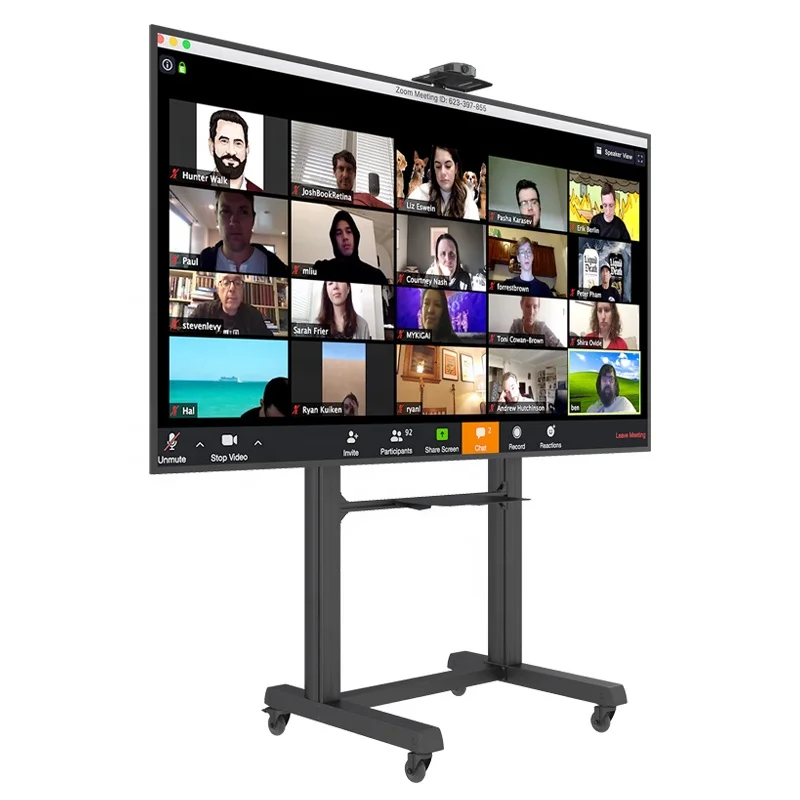 STLF High-Quality Steel LCD TV Trolley for Commercial Use Home Use Heavy Duty TV Cart