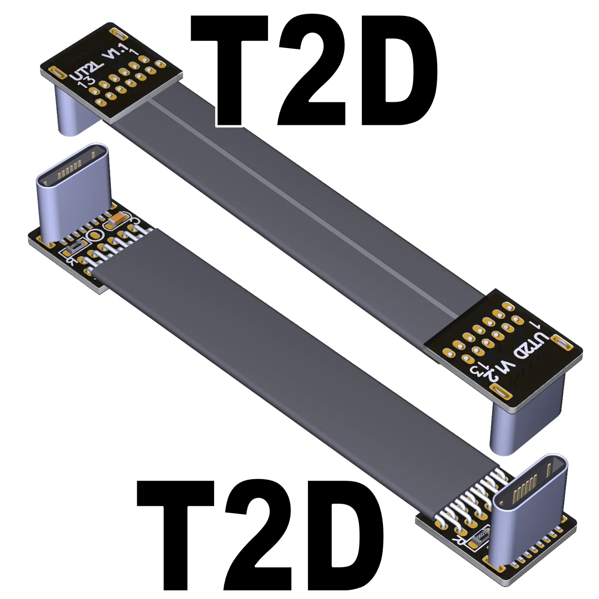 USB 2,0 Typ C Männlich Zu Weiblich Daten Lade Flache Verlängerung Kabel OTG 480M/bps 3A Falten 90 grad USB C Kurze Stecker FPV Kabel