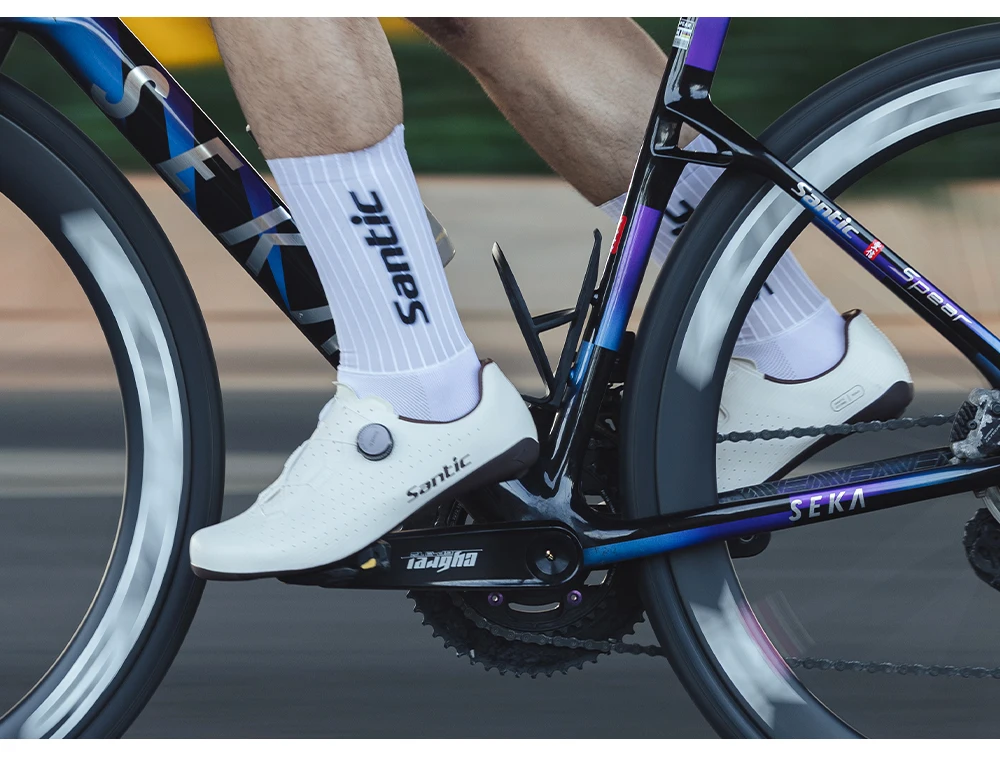Santic Carbon Fiber Radfahren Schuhe Outdoor Hardness9 Tragen Beständig Straße Reiten Turnschuhe Unisex Männer Frauen Pro Racing Fahrrad Schuhe – Detail 15