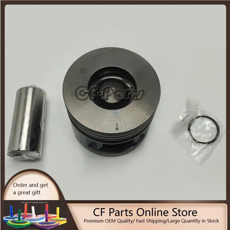 

New 6 Sets STD Piston Kit With Ring 13101-17080 Fit For Toyota 1HD Engine 94MM