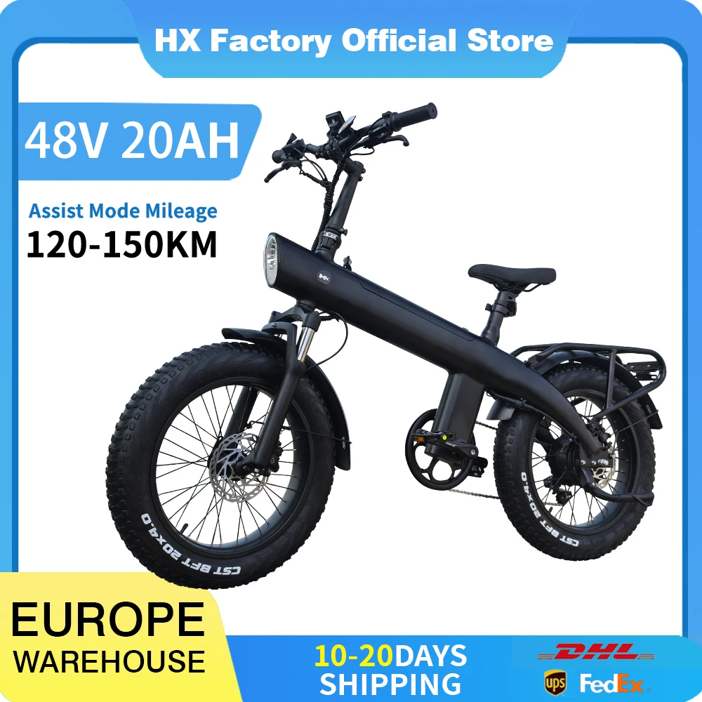 

HX Q3 ebike электрический велосипед 48V 20AH взрослый электронный велосипед 20 дюймов городской электрический велосипед горные электронные велосипеды электрический электронный велосипед