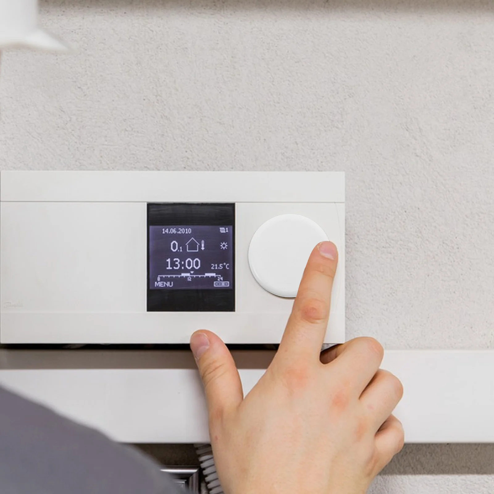 

4Pcs Fridge Temperature Control Knob White Plastic Mini Fridge Thermostat Knob Replacement Freezer Temp Adjustment Dial