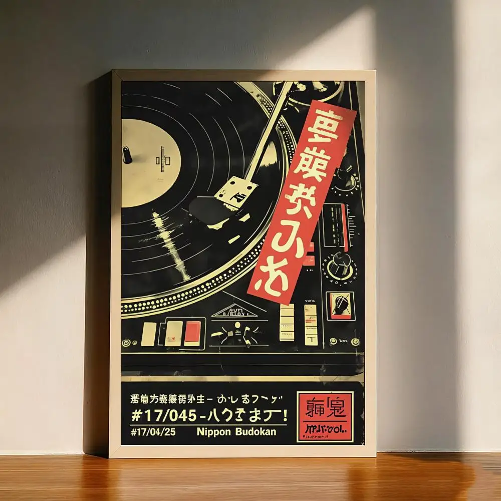 

Japanese Retro Music Poster Tracklist Music Album Prints Canvas Wall Art Picture Living Room Home Decor Cover