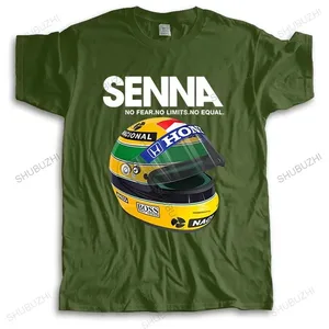Ayrton Senna Helmet Men's T -Shirt, Running T -shirt, round collar, short -sleeved blouse, popular men's clothes, large size, summer 8 Main Sales Ayrton Senna Helmet - №8