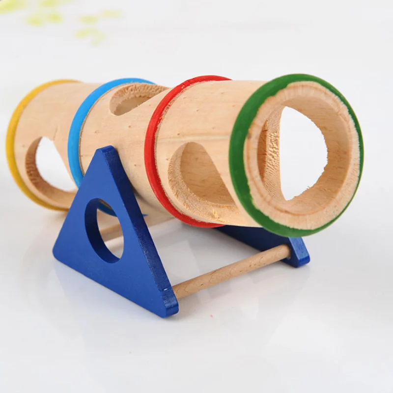 Hamster Toys Wooden Colorful Funny Seesaw Mouse Chinchilla Gerbil Hedgehog Cage House Pet Accessories  Articles for Pets