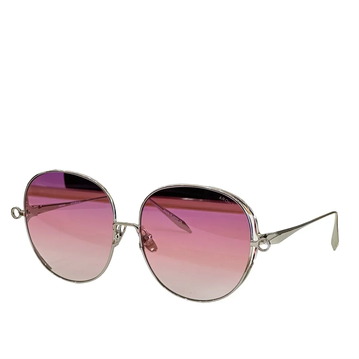 AROHZ DTS156 النظارات الشمسية الفاخرة للنساء والرجال أعلى جودة مصمم النظارات خلات UV400