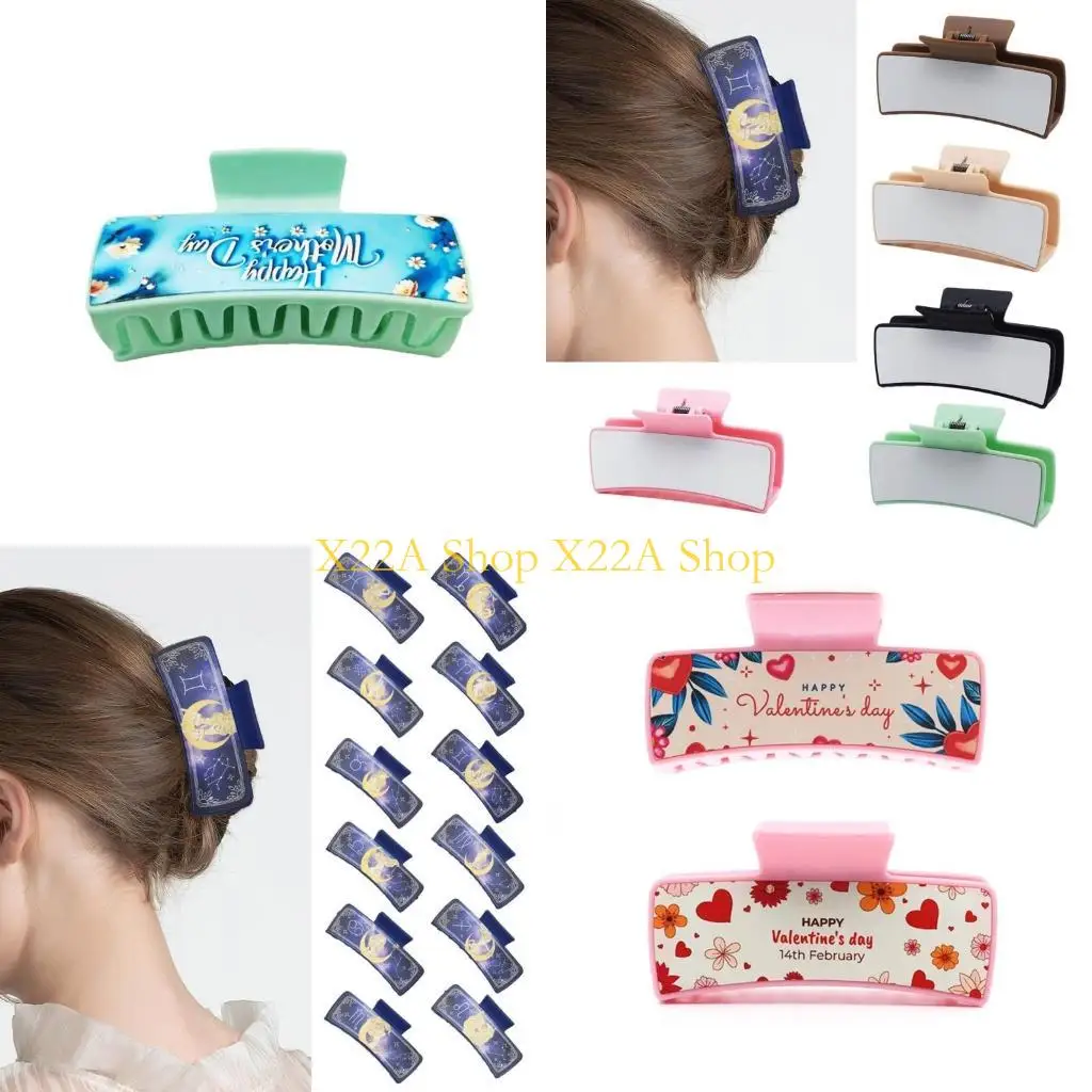 

Unique Hairpin with Sublimated Aluminum Plate Sublimation Blank Hair Claw Clip Ornament for Everyday Wear or Special Occasions