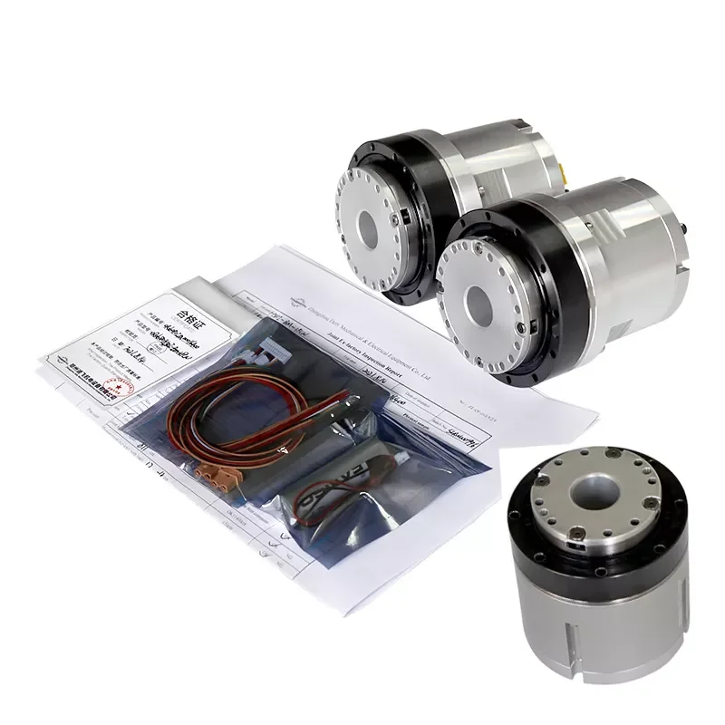 Vertical hollow shaft motor Hollow harmonic gearbox rotary robot joint robotic servo motor