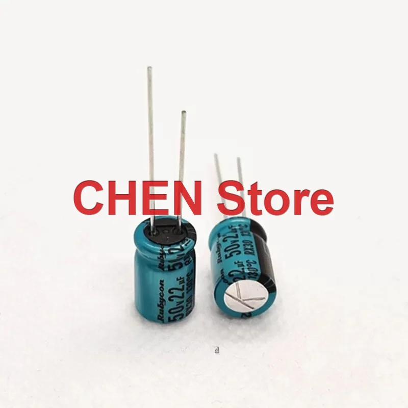 

10PCS/50PCS original Rubycon RX30 22UF 50V 8X11.5MM 130C electrolytic capacitor 50V22UF free shipping