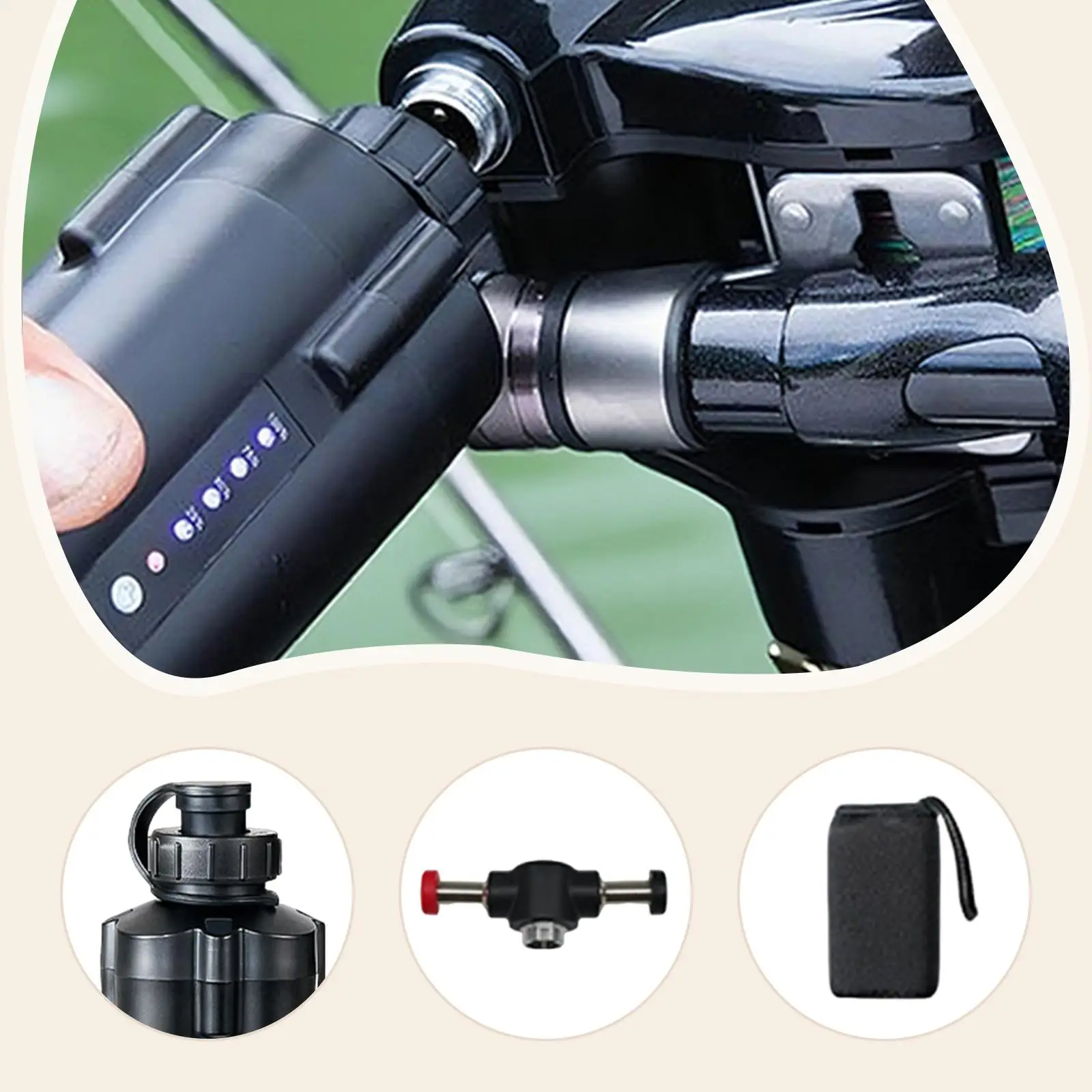 Elektrische Angelradrolle, Batterieersatz, professionell, tragbar, hohe Leistung, 3500 mAh, für 500jp 9000Serie 300MJ 601