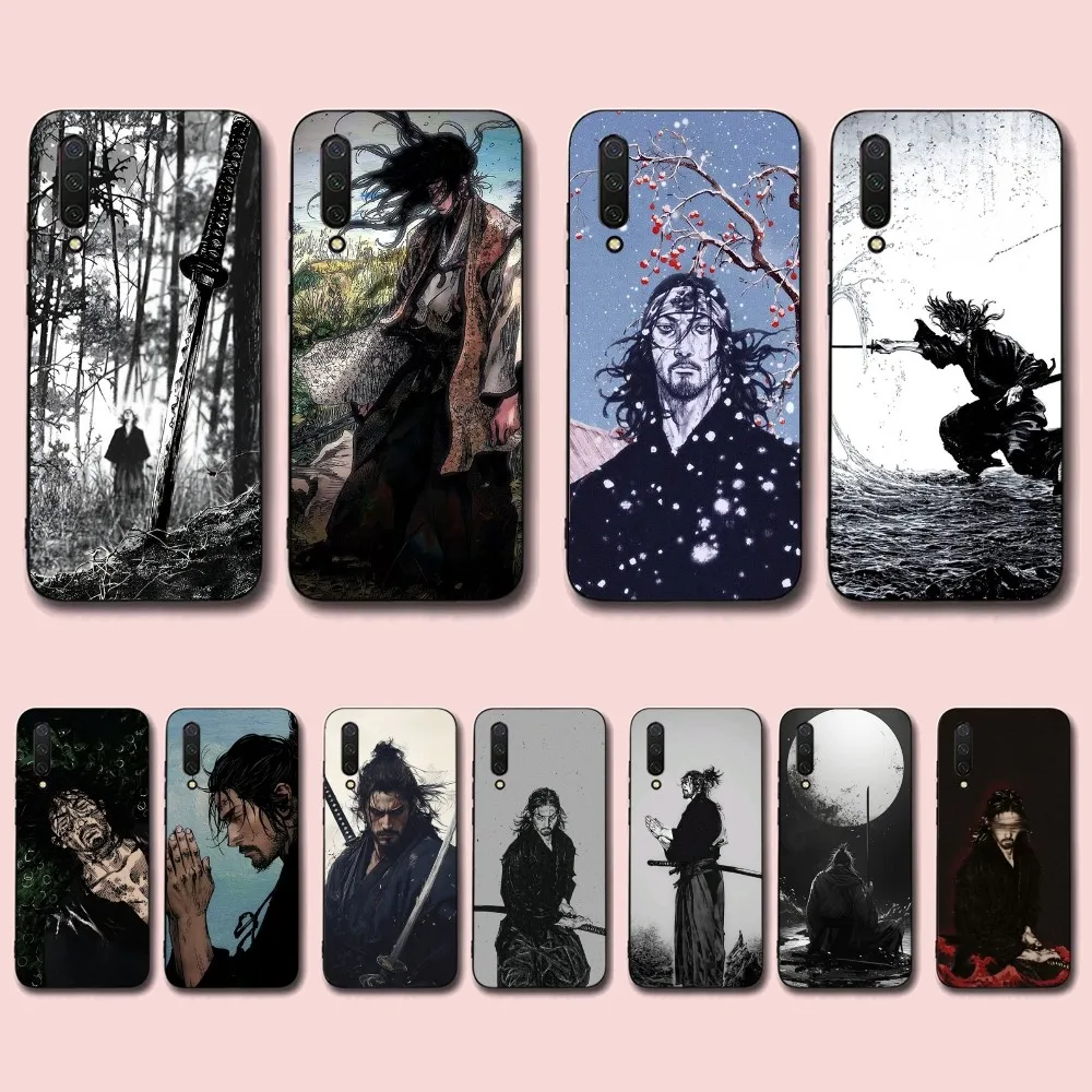 Manga M-Miyamoto M-Musashi Vagabond Phone Case For Xiaomi Mi 5X 8 9 10 11 12 Lite Pro 10T PocoX3pro PocoM3 Note 10 Pro Lite