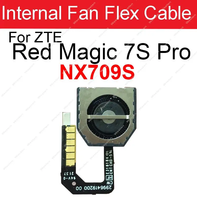 Built-in Cooling Fan Radiator Heat Sink For ZTE Nubia Red Magic 7 NX679J Red Magic 7 7S Pro NX709J NX709S Cooling Fan Flex Cable