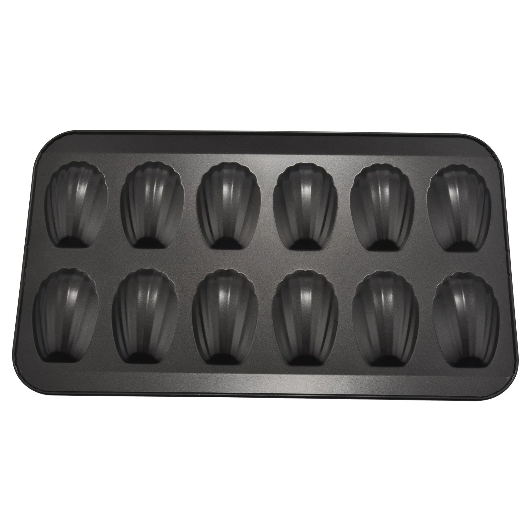 2 Packs Non-Stick Madeleine Pot Baking Mold 12 with Shell Cake Baking Tray Chocolate Non-Stick Baking Tray Used for Oven Baki