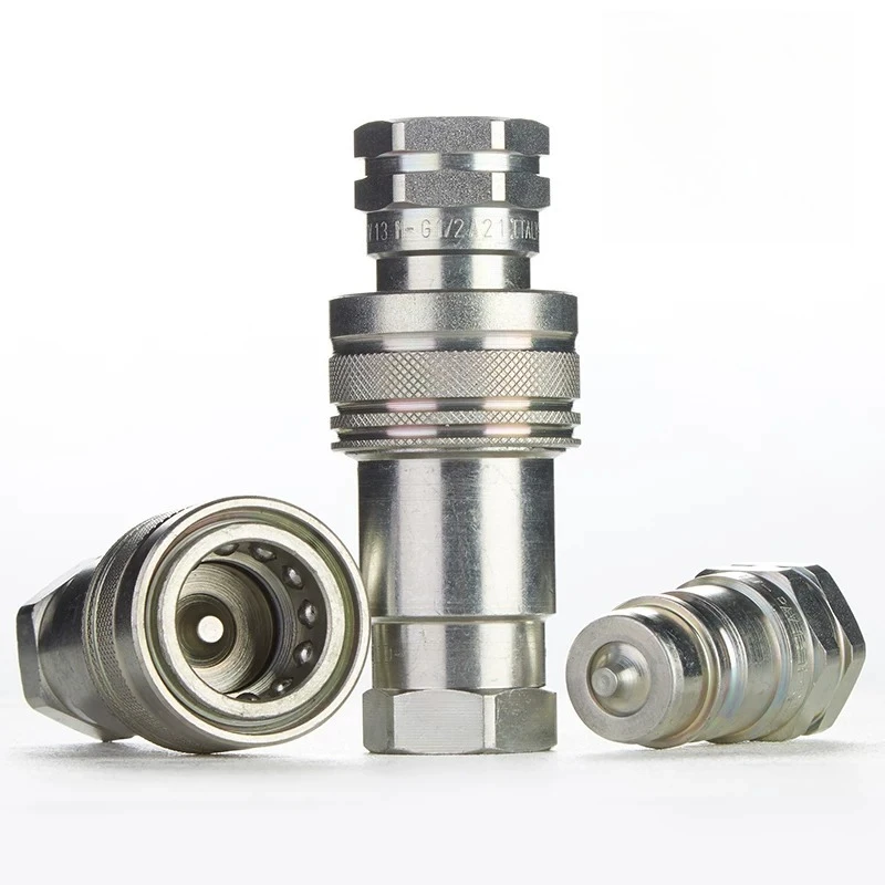 Italian PAV1 Hydraulic Quick Release Coupler, High Pressure Self-Locking Connector for Agricultural Machinery Hydraulic Hose
