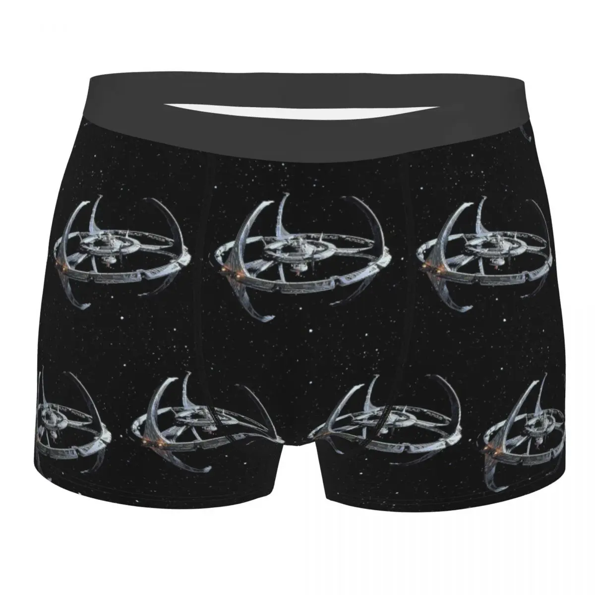 Boxer Underpants Shorts Stars Treks Deep Space Nine Logo Panties Men's Soft Underwear for Homme Man Boyfriend Gift