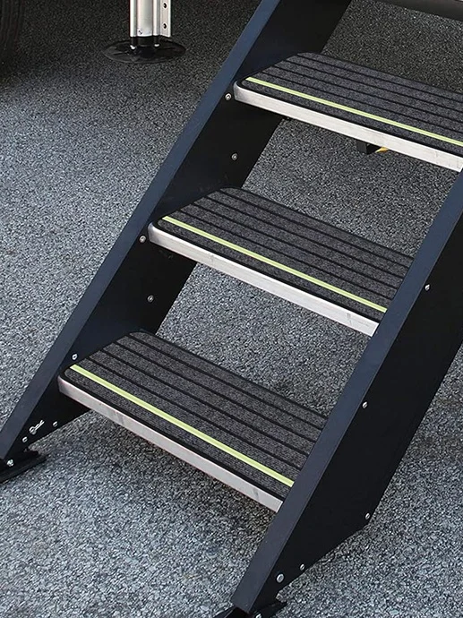 RV Step Cover RV Step Mat Self-Adhesive Non-Slip Carpet Pad Dustproof Luminous for Home Deck Garage Outdoor Travel Truck Camping