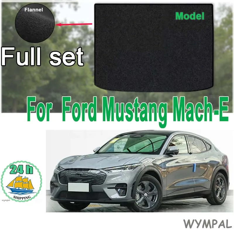 

Велюровые коврики для багажника Ford Mustang Mach-E Аксессуары для коврика в багажник 2021-2024