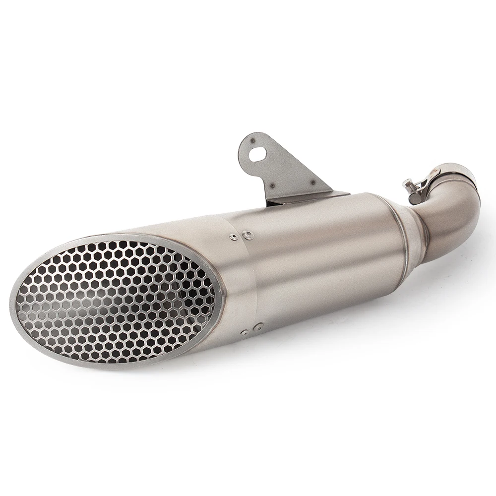 لياماها YZF R3 R25 MT03 2015-2024 دراجة نارية العادم الهروب تعديل الانزلاق على خط الخمار أنابيب طرفية ربط الواجهة الأصلية