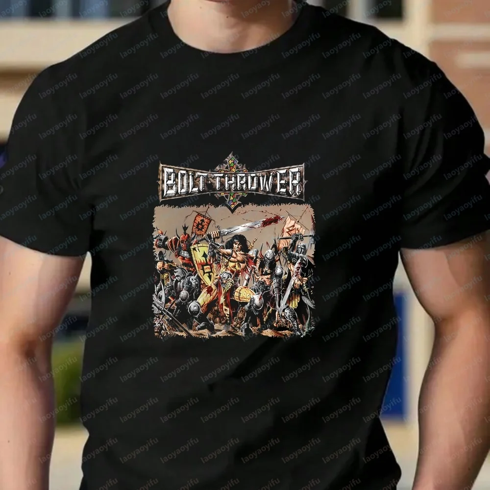 Men's T-shirts and Tank Tops - Retro Metal Band Bolt Thrower - Comfortable T-shirts Suitable for Both Men and Women view 4