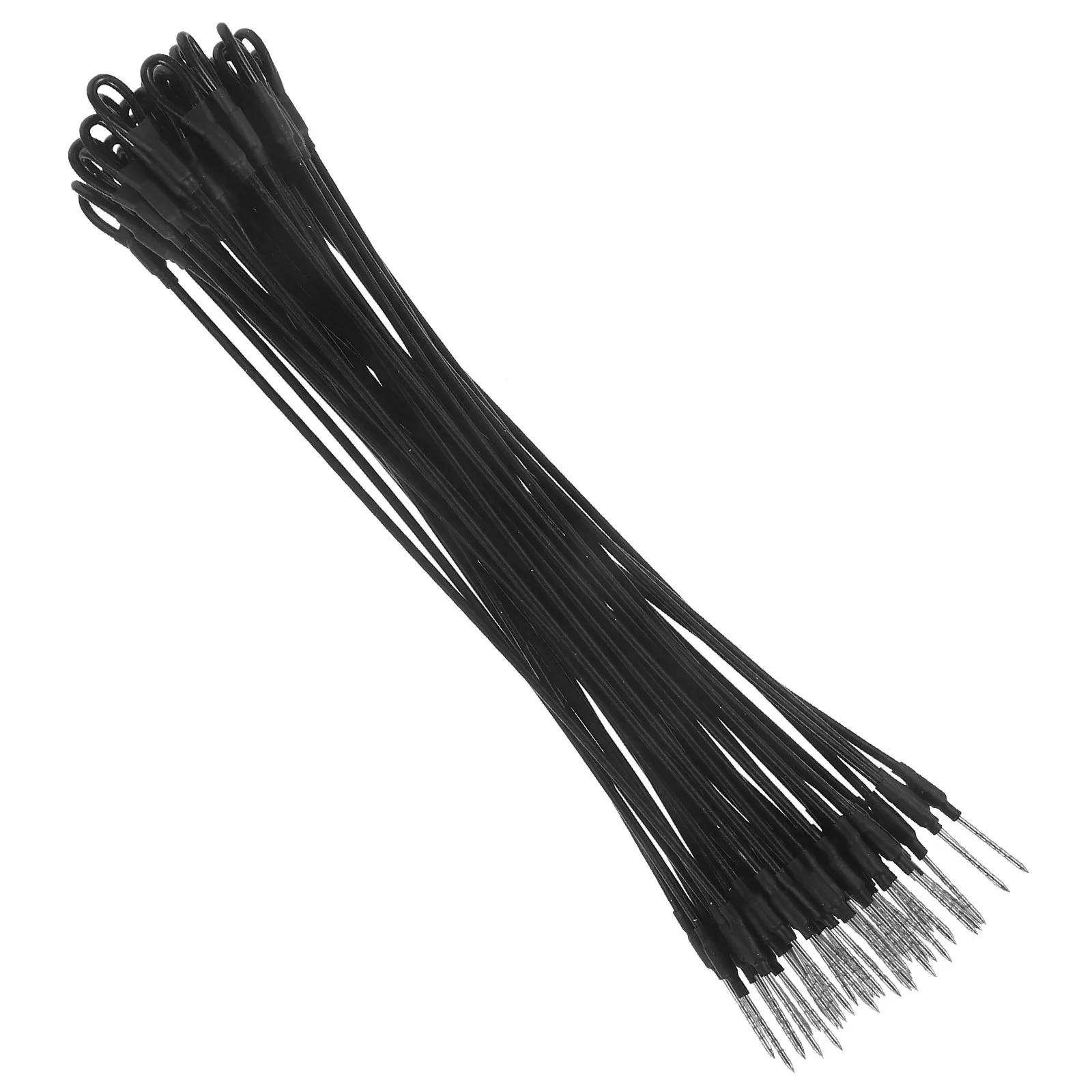 Cuerda de cordón de etiqueta para ropa, cuerda protectora resistente, Ideal para tienda minorista, cadena de fijación de etiquetas de Control de inventario, 50 Uds.