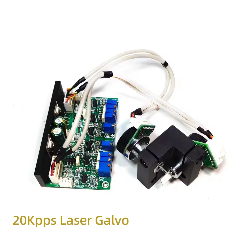 Laser Galvo Scanner 15/20/25/30/40Kpps X-Y Galvanometer Scanning for RGB Stage Light / Engraving / 3D Printing