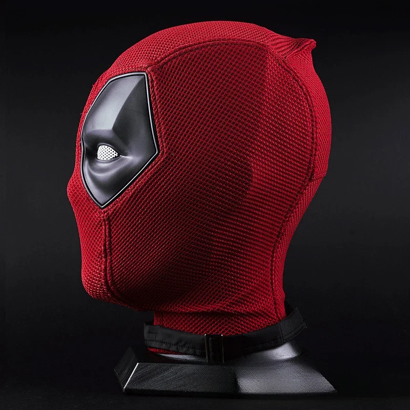 Deadpool Cosplay Mask for Men Knitted Latex Headgear Movie Superhero Masks Hat Necklaces Bracelets Adult Halloween Carnival Prop