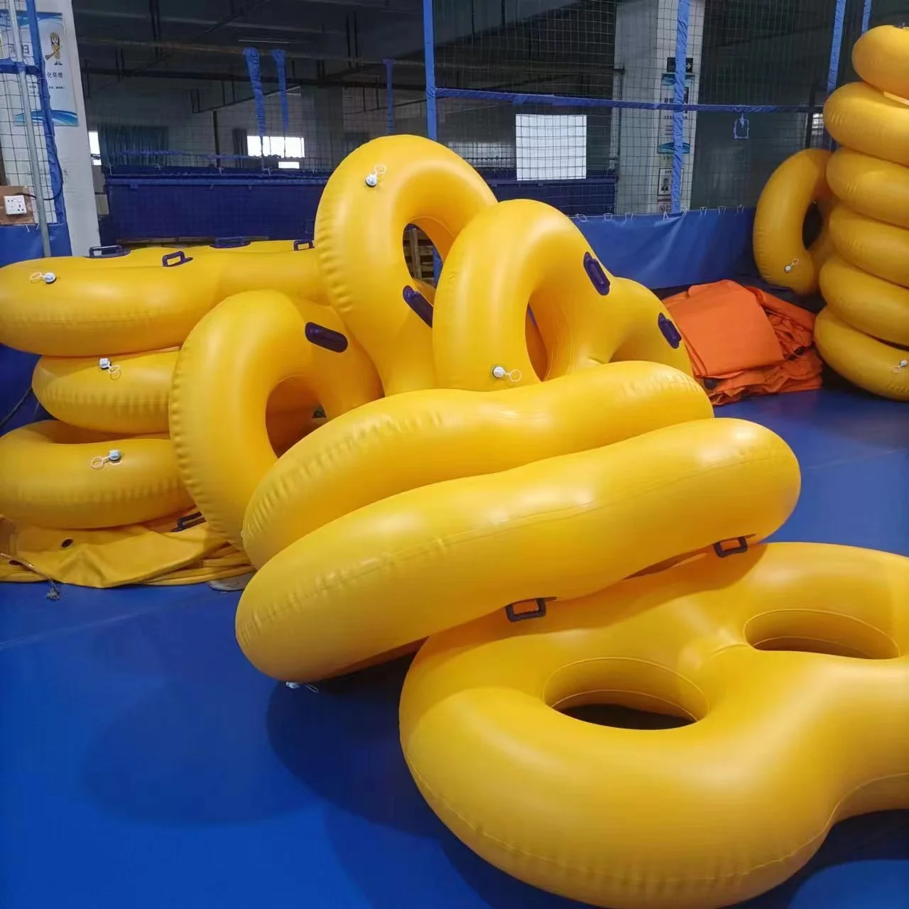 adults inflatable swimming pool ring double rings inflatable water ski tube single ring