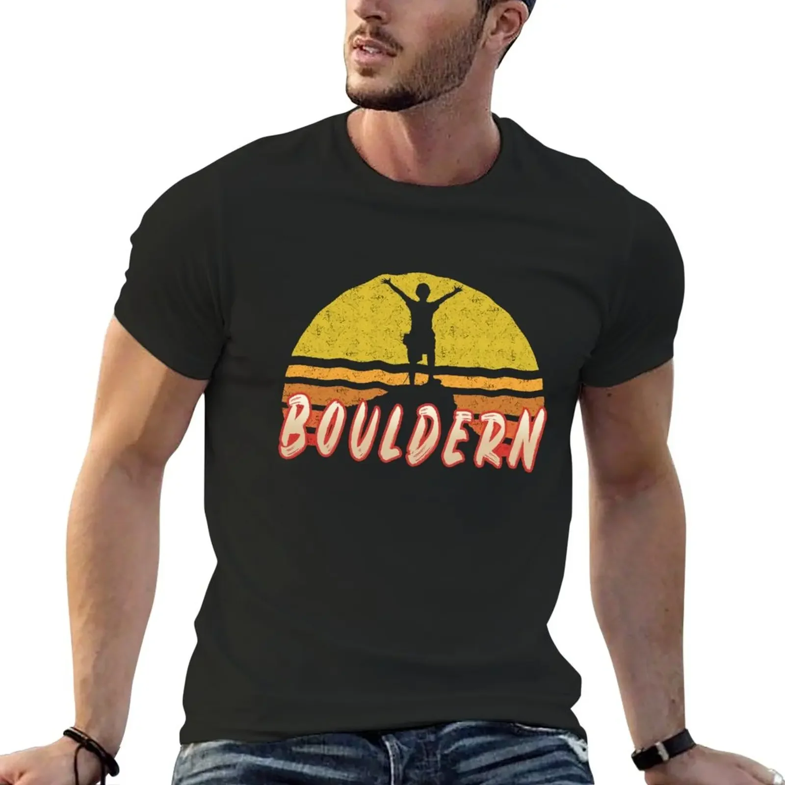 Cool Bouldern Bouldering T-Shirt anime sweat shirt heavy weight t shirts for men