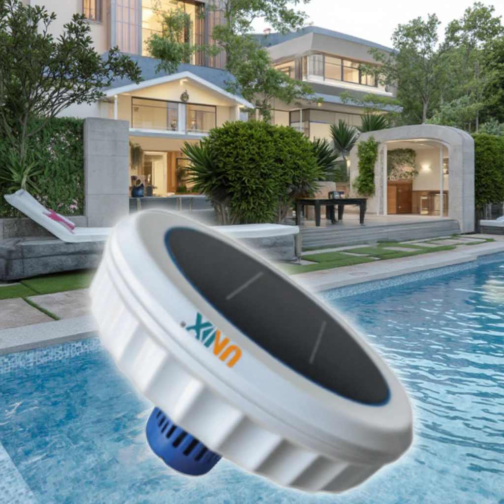 

High Quality Hot Sell Swimming Pool Portable Solar Ion Generator Pool Float Cleaner Water Purifier