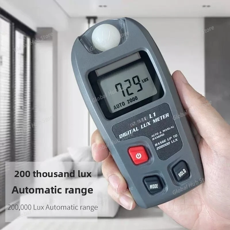 L1 Digital Illuminometer Illuminance Tester High Precision Light Meter Illuminometer Lumen Brightness Detection