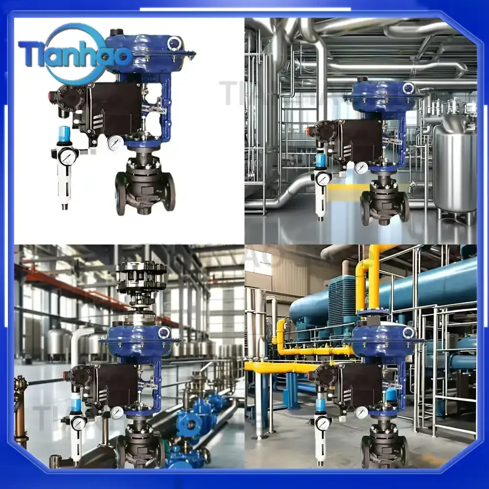 Pneumatic Diaphragm Single-Seat Control Valve for Precision Regulation