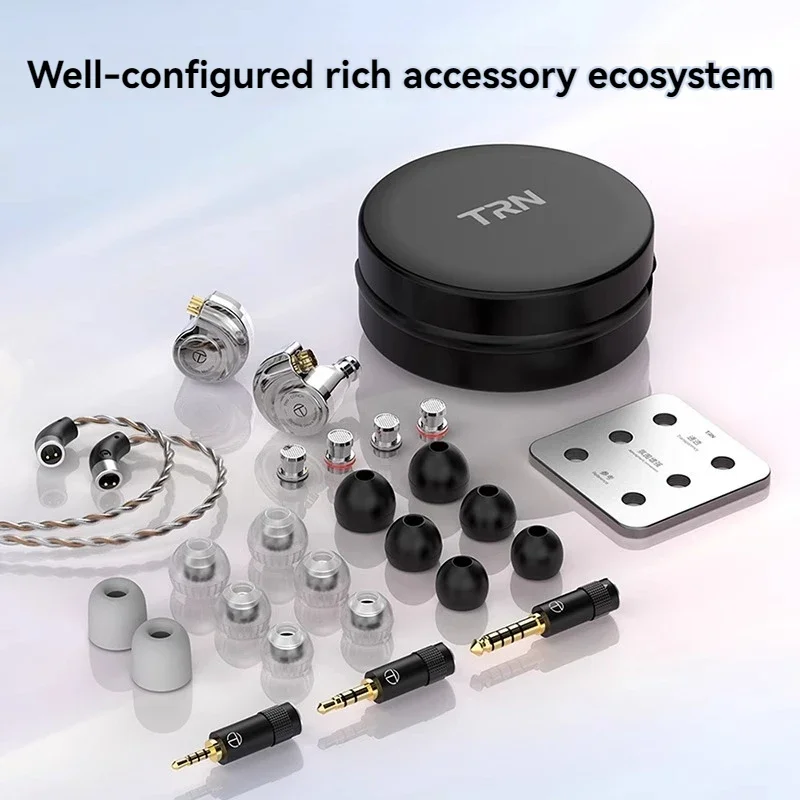 

Наушники TRN CONCH In-Ear с 10-мм динамиками, двойной магнитной схемой, DLC-драйвером, беспроводные, для прослушивания музыки, с настройкой звука.