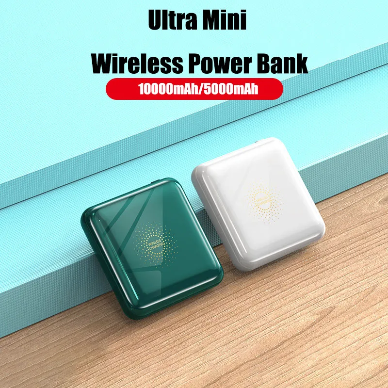 

Magnetic Wireless Power Bank 10000mAh Portable Charger Mini Power Bank Ultra-thin Fast Charging Power Supply for Apple iPhone