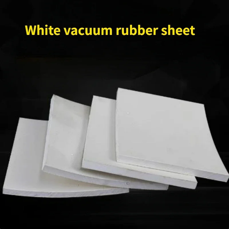 High Quality White Vacuum Natural Rubber Sheet Wear Resistant Acid Alkali Resistant Customized For Industrial Sealing Gasket