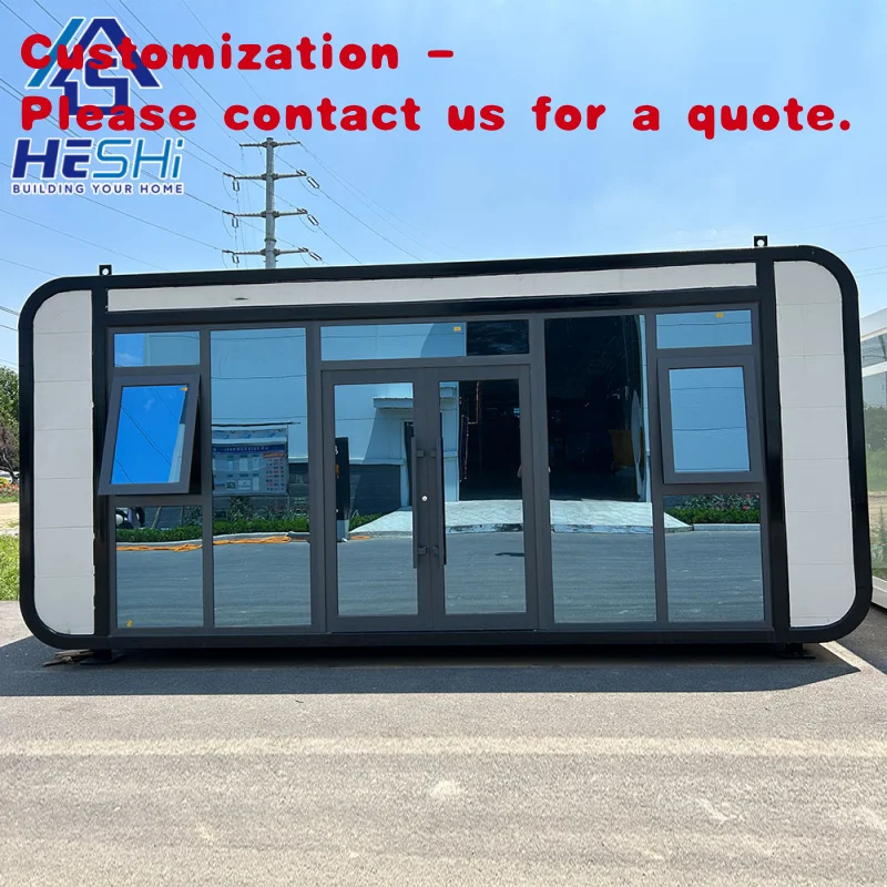 

На заказ. Большой сборный современный крошечный домик в кабине. Легко сборный сборный портативный аккустический контейнер 20 футов 40 футов для офиса H.