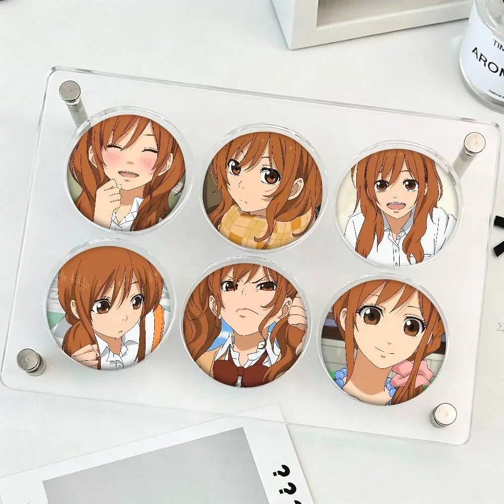 Anime My Little Monster Natsume Asako Round Badges Can Be Used To Decorate Clothes And Backpack Pins