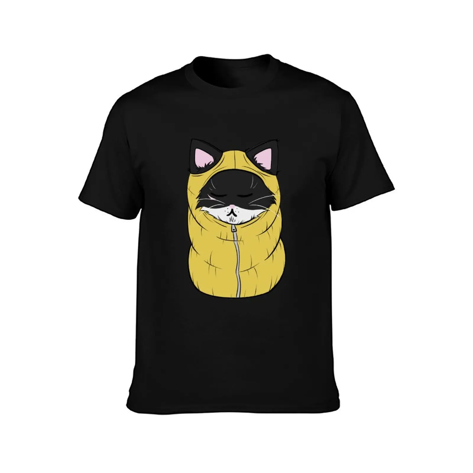 Potato Cat Aizawa T-Shirt Summer Casual Cotton Tee Oversized Streetwear Tops Vintage Graphic Print Loose Fit Short Sleeve
