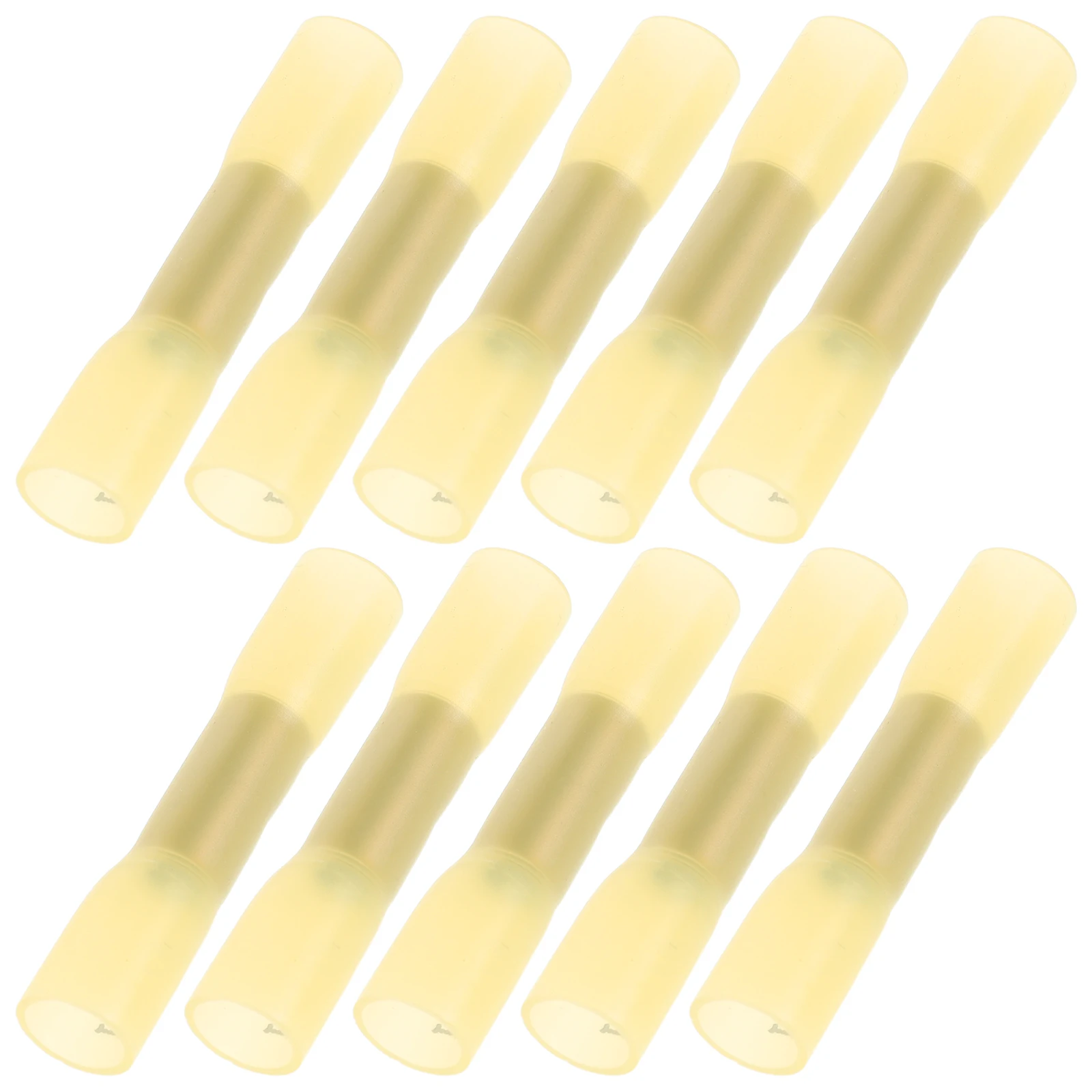 

10Pcs Heat Shrink Wire Terminals Insulated Fork Flag Spade Connectors High Efficiency Cold Pressed for Reliable Electrical