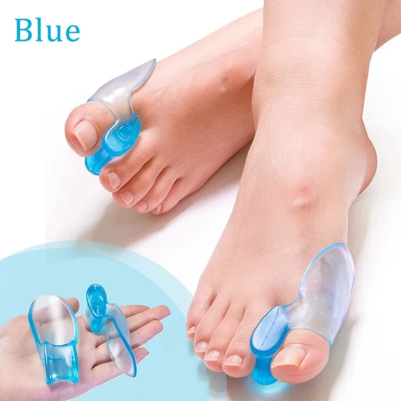 1 Pair Silicone Toe Covers Comfortable Big Toe Separator/toe Protector, Unisex Foot Care Tool Inserts Foot Toe Hallux Valgus