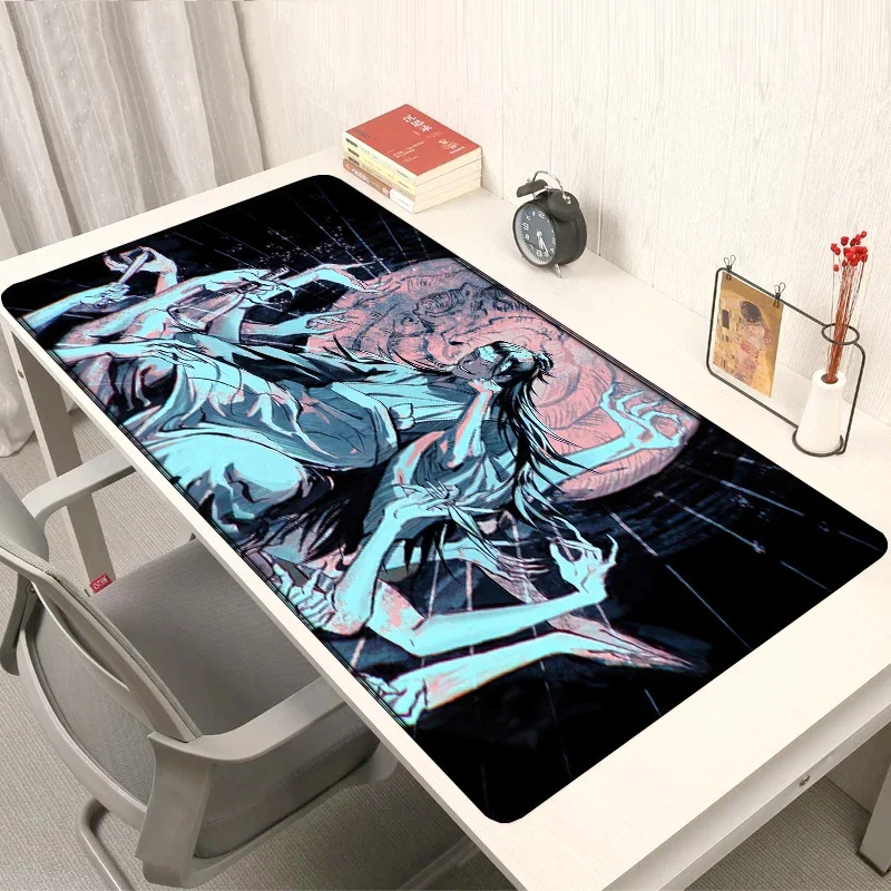 

Large Mouse Pad Kawaii Satoru Gojo Deskmat Jujutsu Kaisen Gaming Mousepad Gamer Desk Protector Pc Accessories Keyboard Mat Mats