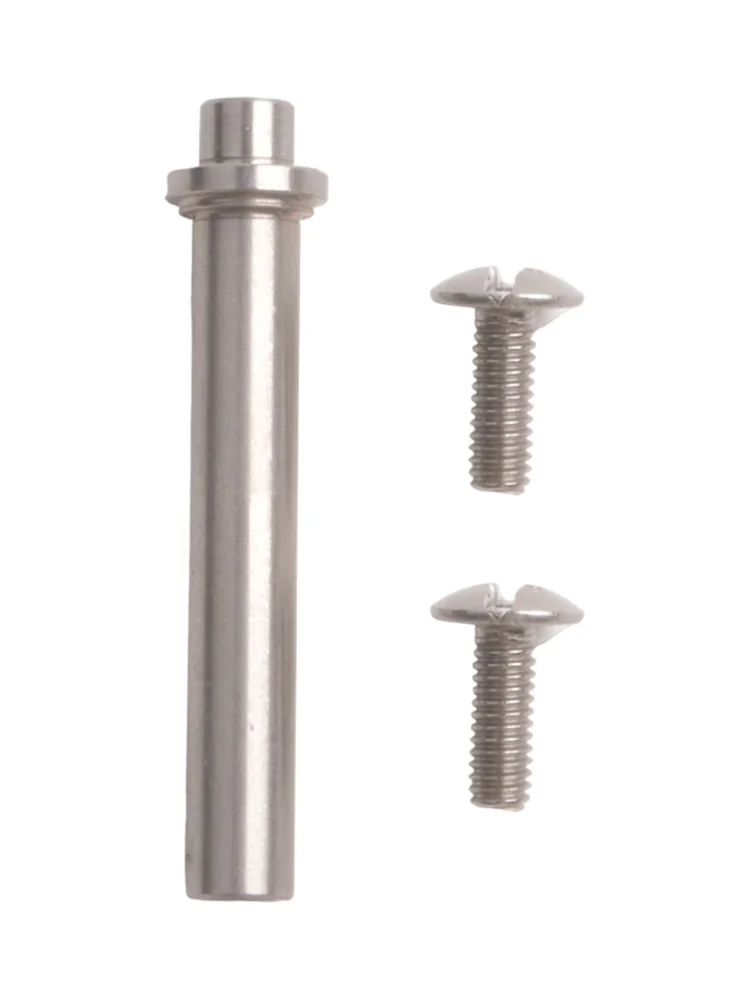 1/5 Stück Angelrollen-Griffstange, Kipphebelarm, Metall-Ersatzteil mit Schrauben für DIY-Reparatur, Silber, 28,9 x 4 mm – Detail 3