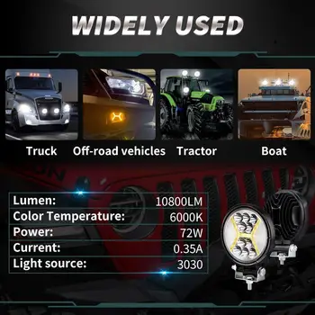 10 best sales Voiture LED Barra 12V - №4